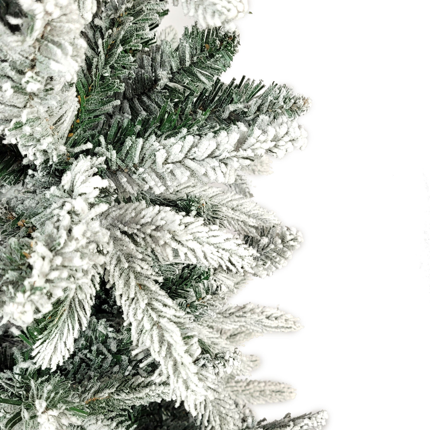 Albero di Natale Innevato Slim Praga 210 Cm - Bricolfer