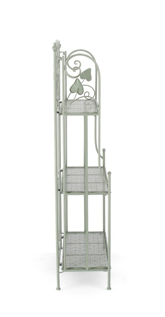 Design Ideas MeshWorks - Scaffale a 6 ripiani, in metallo, per cucina, bagno o garage, 45 x 45 x 180 cm, colore: azzurro cielo
