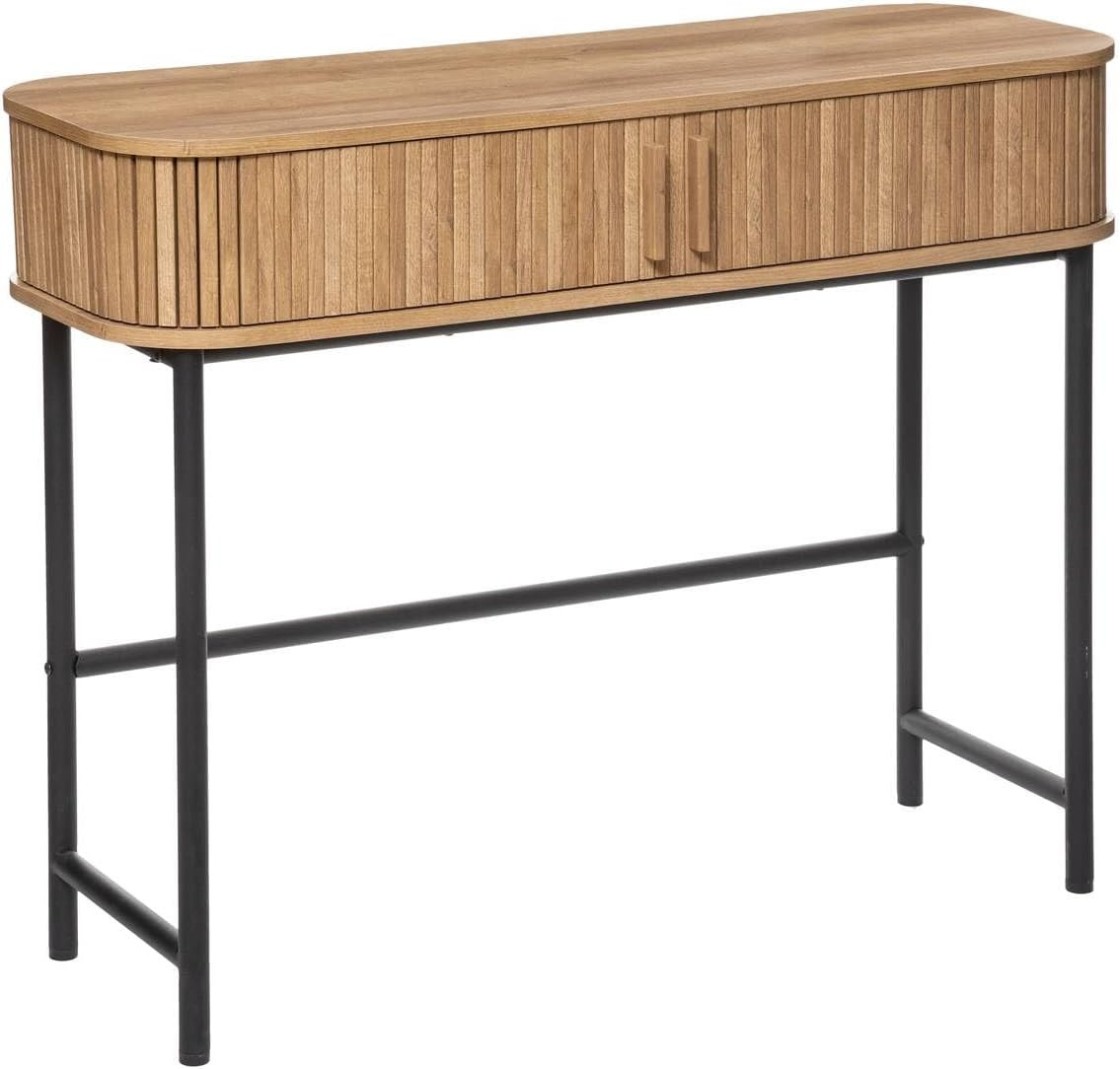 Consolle 2 Ante Effetto Rovere cm.100x80,5
