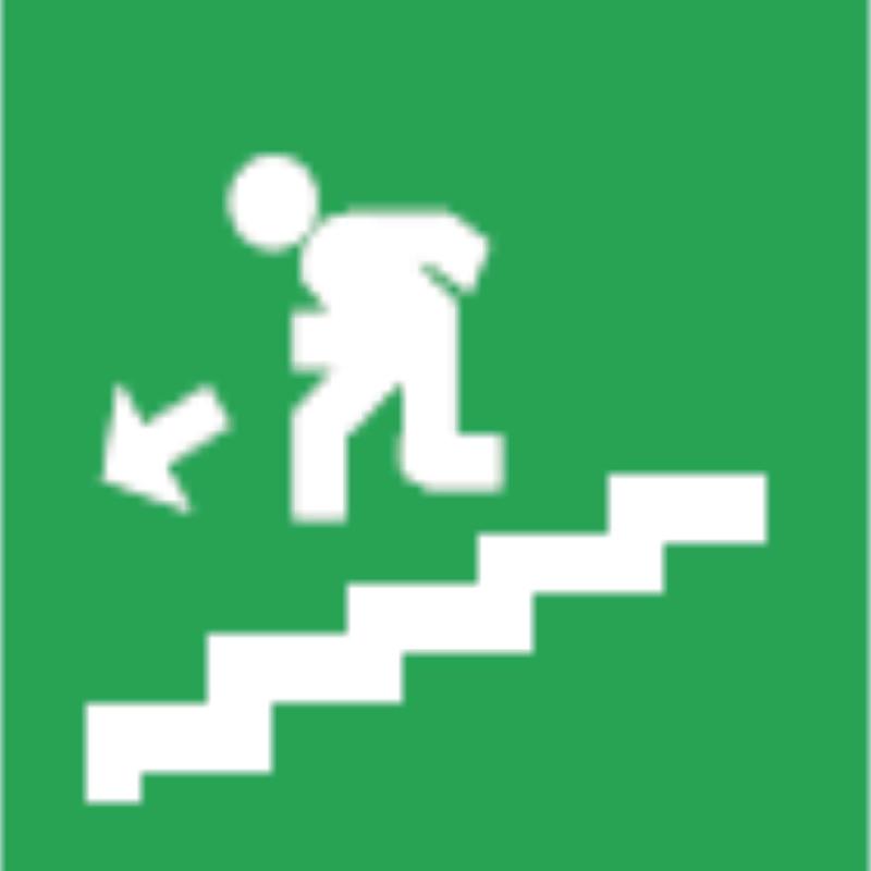 Cartello Uscita Di Emergenza A Sinistra - Foto 9