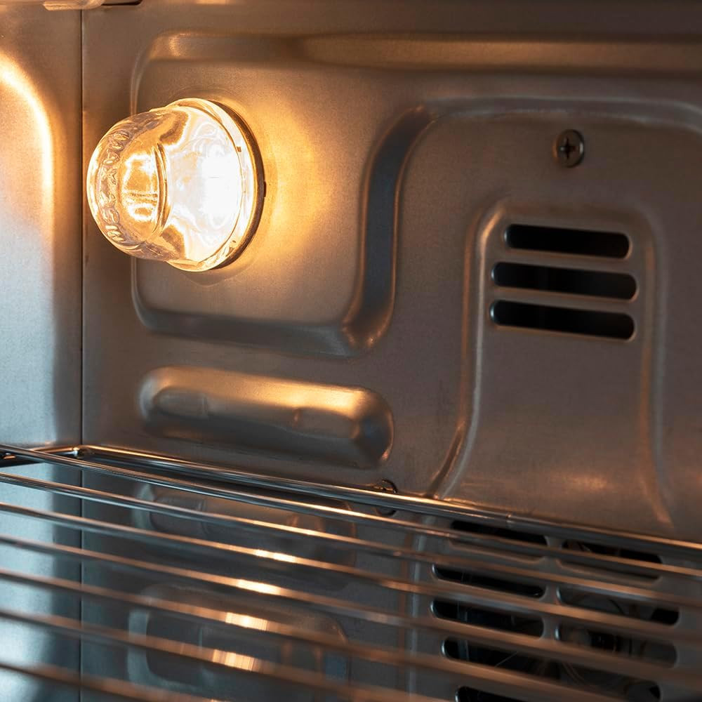 Forno Elettrico Tognana Iridea 35L - Design Retrò In Alluminio E Vetro, Colore Rosso Mela, 4 Funzioni Cottura - Foto 3