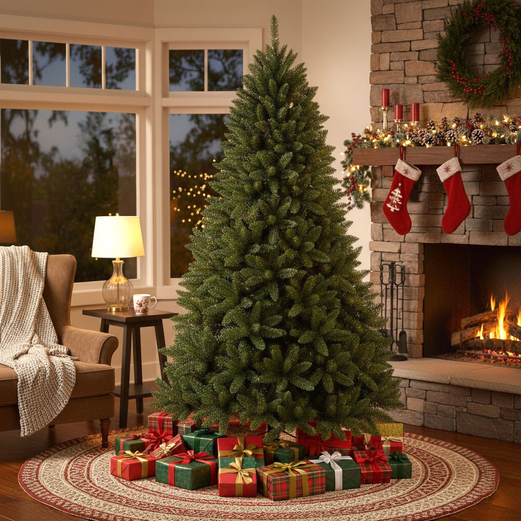 LIFEZEAL Albero Di Natale Autopieghevole 180 Cm - Rami In PVC, Effetto Neve, Base In Ferro - 5