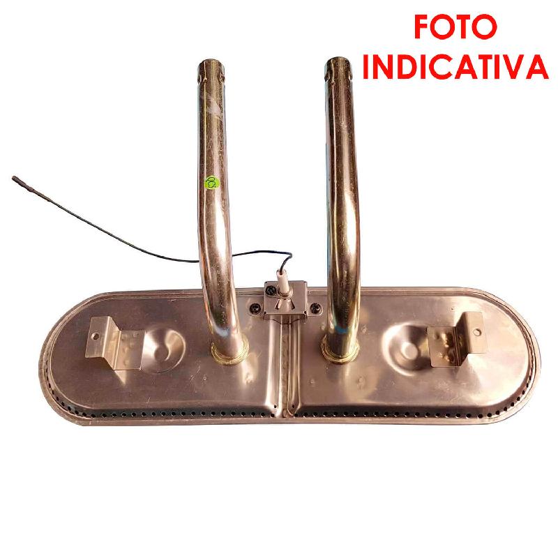 Bruciatore Doppio Per Gas Naturale Potis - Con Ugello, Per Grill E Kebab (compatibile Con Modelli Potis DG)