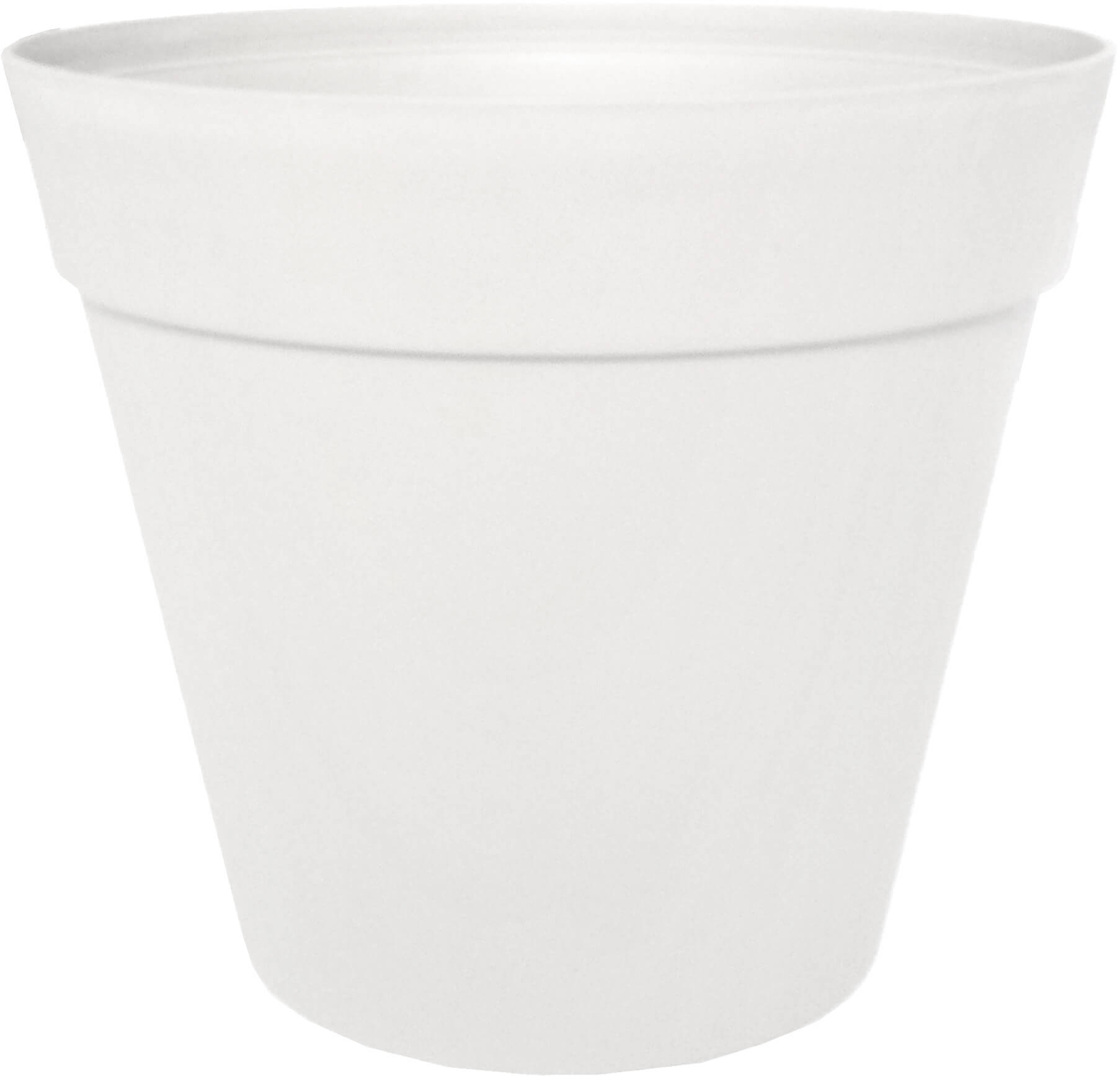 Vaso conico semplice chicago d50cm bianco - FloralGarden