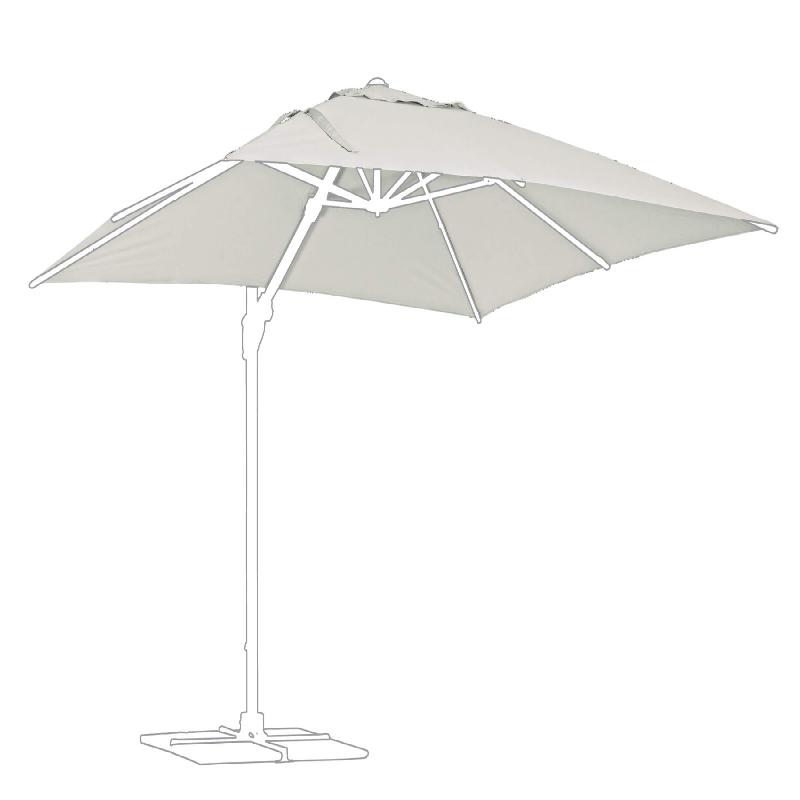 Telo Di Ricambio Per Ombrellone VidaXL Antracite 300 Cm – Poliestere UV Resistant, 6 Stecche
