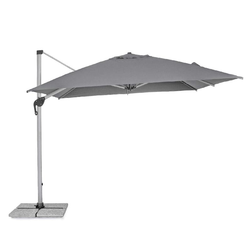 Ombrellone Bizzotto Braccio Ines 3x4m - Grigio Chiaro Con Base A Croce - Foto 11