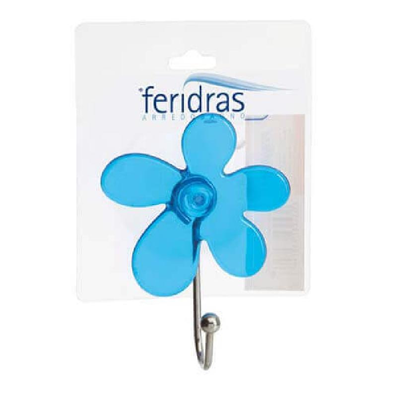 Appendino Con Ventosa A Farfalla/fiore – Gancio Adesivo Per Pareti E Vetri, Portaoggetti Leggero, Per Bagno E Cucina, Modello 528006