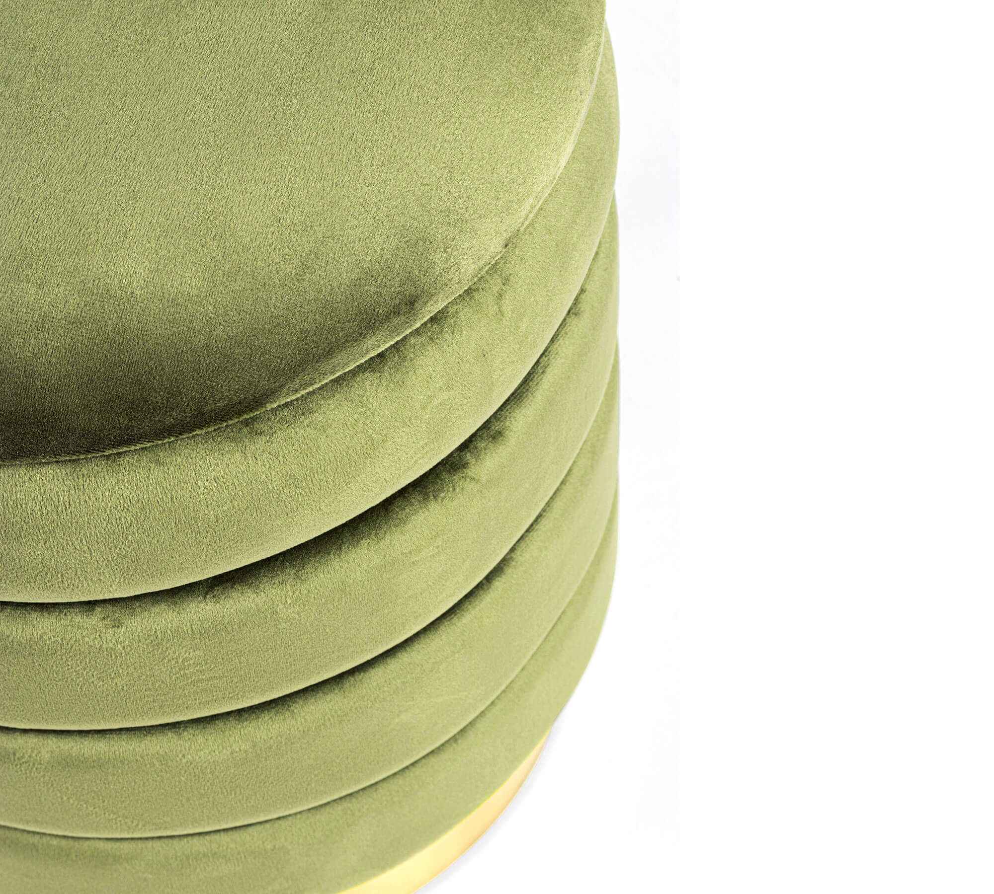 BIZZOTTO - Pouf Contenitore Jocelyn Ov Velluto Verde