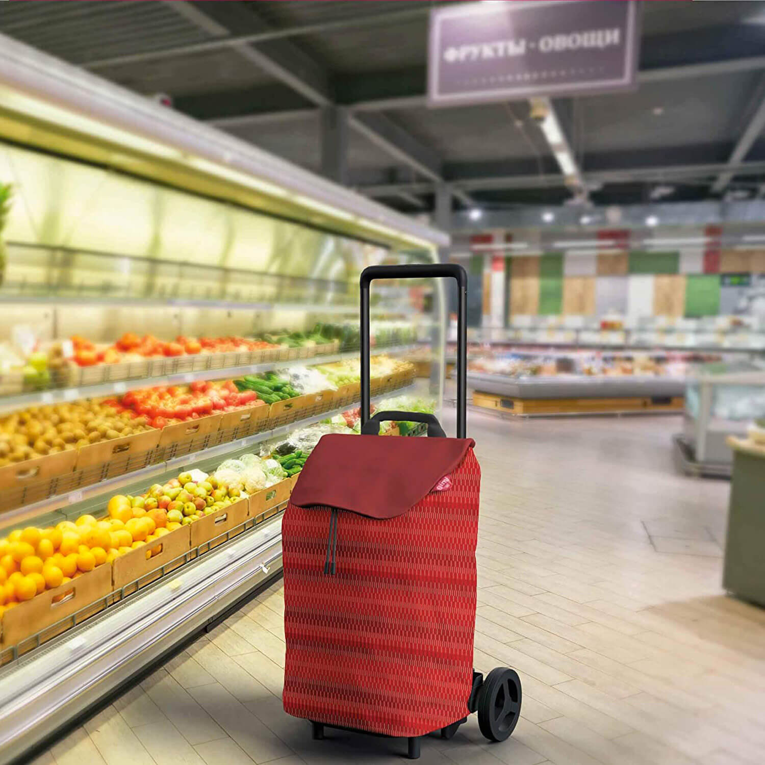Carrello Spesa, Pieghevole trolley per la spesa grande capacità