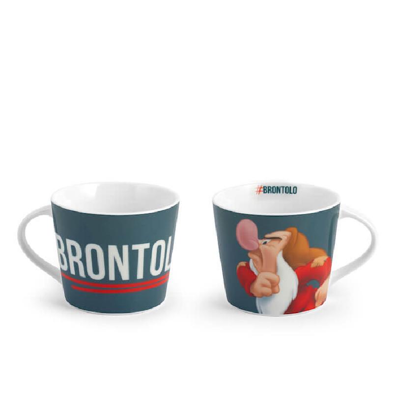 Tazza da tè con piattino Mangiallegro Uccello Bianco TZ72CN