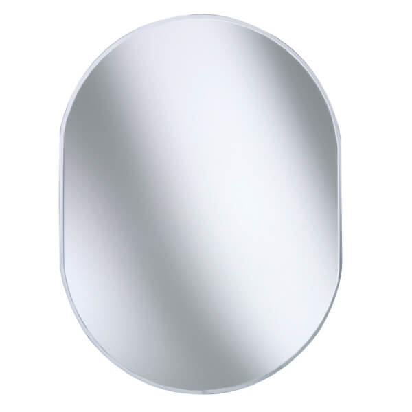 Specchio Ovale Vanity Line 60x45 Cm - Per Bagno O Camera, Design Elegante E Pratico