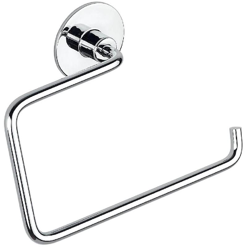 Porta asciugamani ad anello Bernina cromo